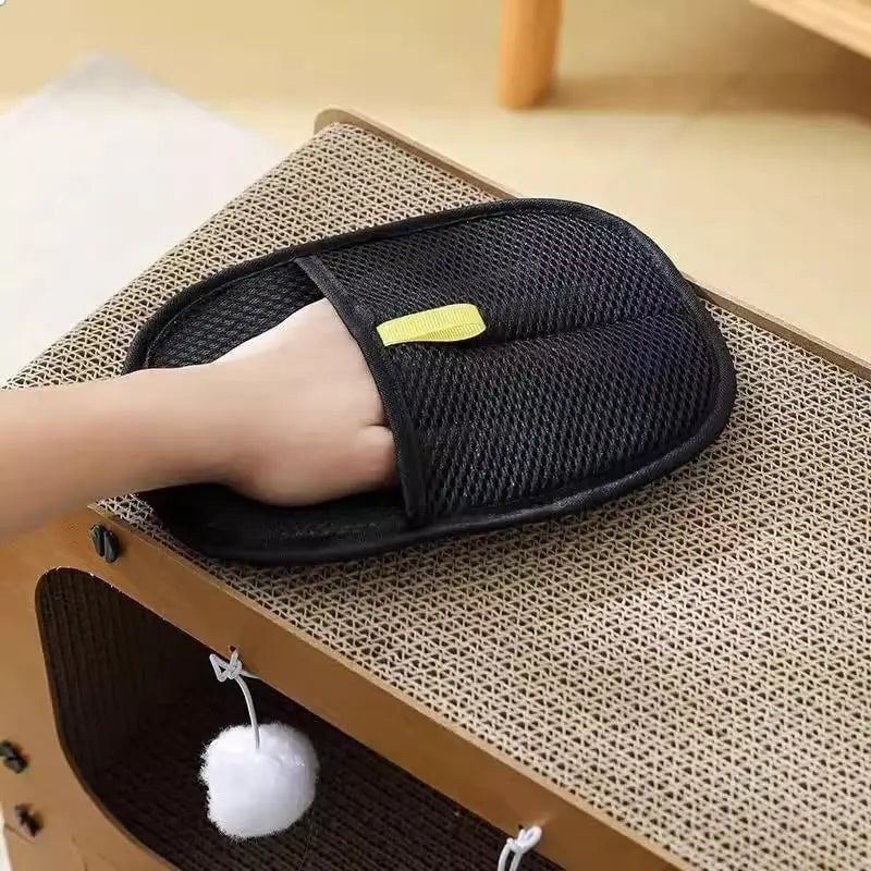 Pet Hair Removal Glove for Cats and Dogs with Flexible Surface for Efficient Fur Capture