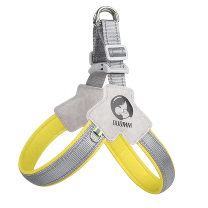 Dog Harness and Leash Set for Dogs - Soft Breathable Mesh Vest, Lightweight Quick-Dry Walking Harness, Sizes S–XL, Yellow, Red & Black