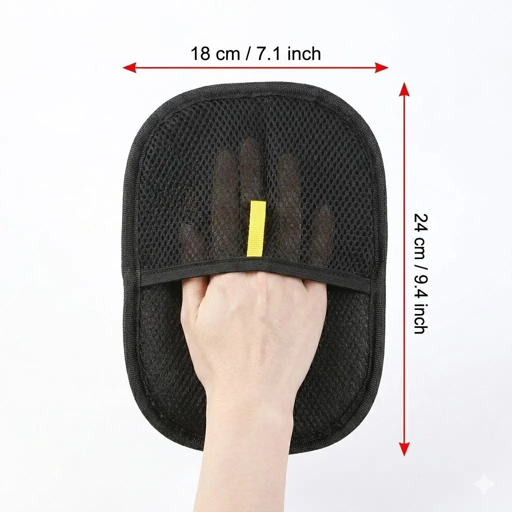 Pet Hair Removal Glove for Cats and Dogs with Flexible Surface for Efficient Fur Capture