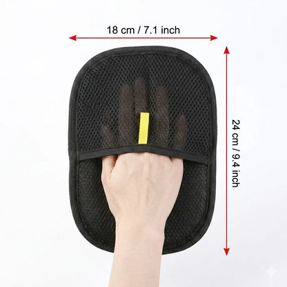Pet Hair Removal Glove for Cats and Dogs with Flexible Surface for Efficient Fur Capture